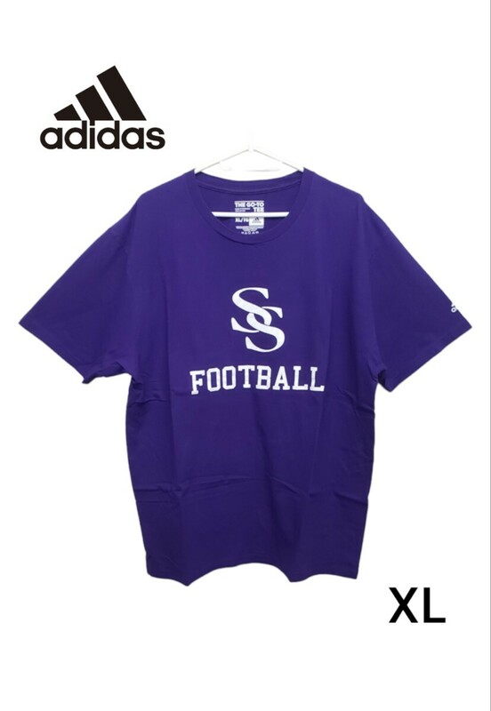 adidas 半袖Tシャツ XL 紫 203-0307
