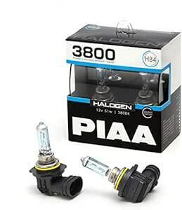 PIAA(ピア) ヘッドライト・フォグランプ用 ハロゲン HB4 3800K 車検対応 2個入 12V 51W ECE規格準拠 H