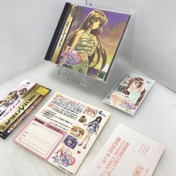 J3-6139T 【帯付/初回特典テレカ付】SEGA SATURN/セガサターン ゲームソフト KISSより・・・初回限定版 恋愛シミュレーション