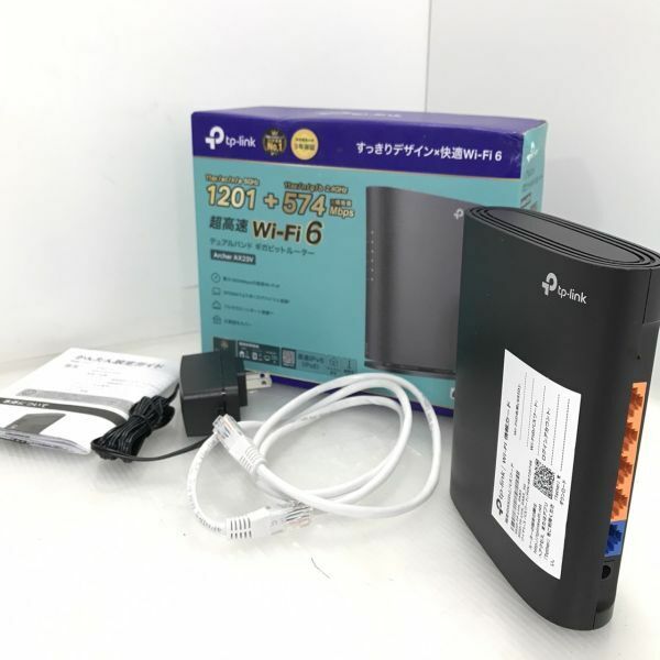 J1-6134T 【通電確認済】 tp-link WiFiルーター無線LAN WiFi6 AX1800 1201+574Mbps WPA3/Archer AX23V