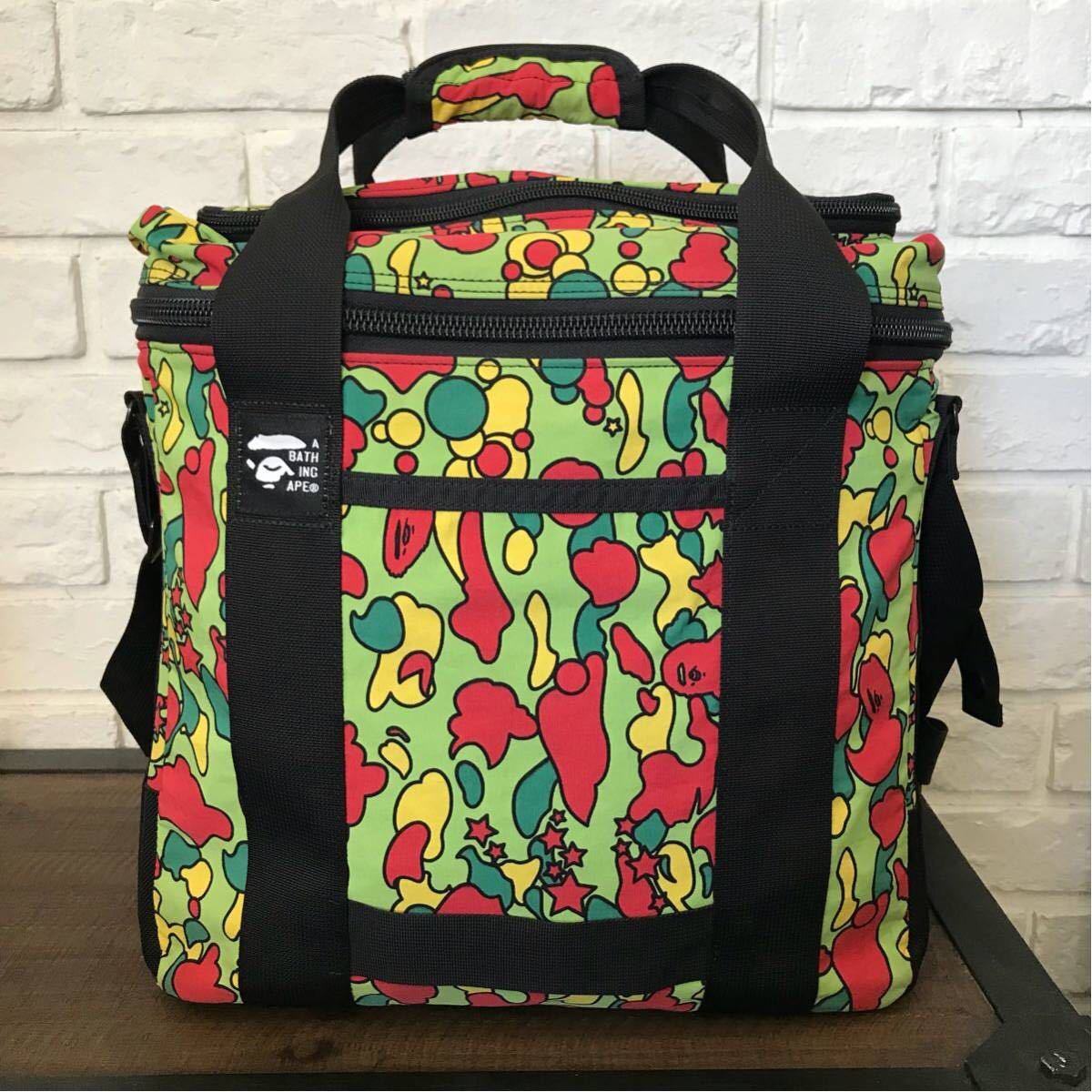 ★激レア★ psyche camo DJ bag a bathing ape BAPE bag サイケカモ sta camo エイプ ベイプ nigo ショルダー バッグ レコード pharrell