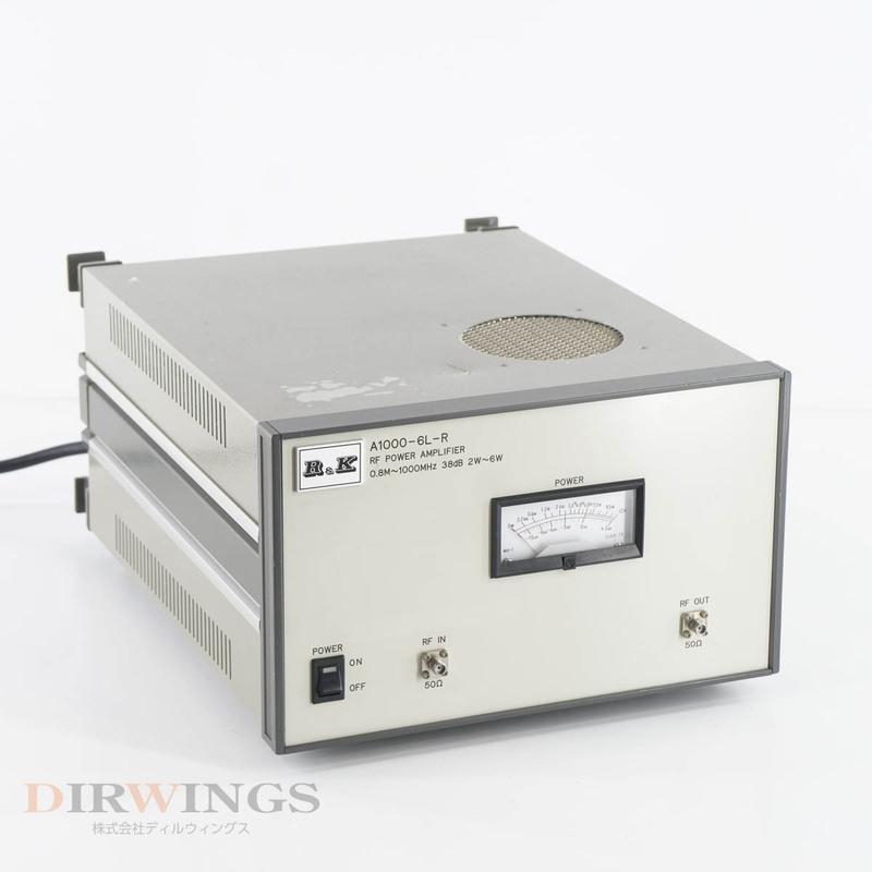 [DW] 8日保証 A1000-6L-R R＆K RF POWER AMPLIFIER 0.8M~1000MHz 38dB 2W~6W アール＆ケー パワーアンプ[05878-0075]