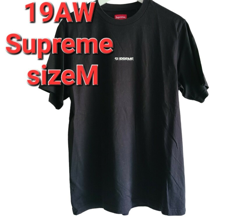 Supreme シュプリーム19AW internationale Tee Color ブラックsizeM