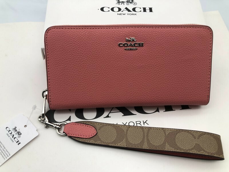 コーチ COACH 長財布 財布 シグネチャー アコーディオンラウンドジップウォレット新品 未使用 贈り物CK427 y206C