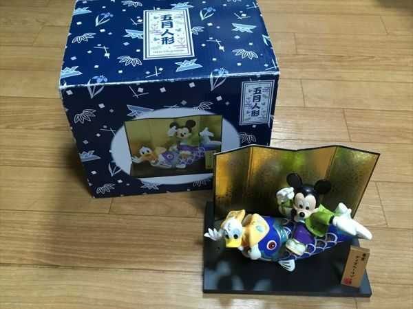 ★東京ディズニーリゾート ミッキーマウス ドナルドダック 五月人形 置物 フィギュア 雑貨 [DE]