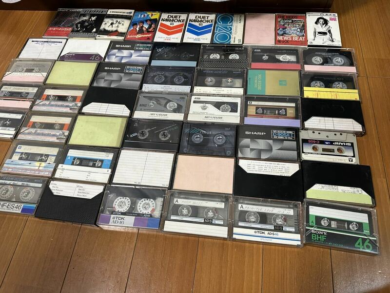 1 カセットテープ　まとめ売り　SONY SHARP TDK maxell 松任谷由美　ハービーハンコック　などなど　50本まとめ　おまけあり