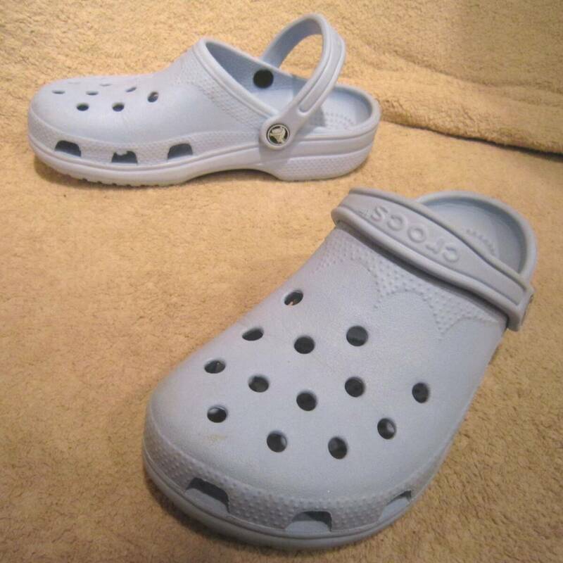 クロックス　CROCS　　サンダル　　水色　　W6-7　　23～24㎝　　　　wj2406c