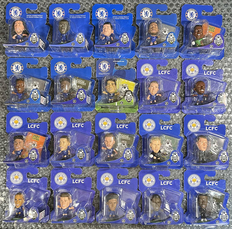 (Y64)Soccerstarz Chelsea Leicester 20 Figure set サッカースターズ チェルシー レスター #Cucurella #Koro Toure #Enzo Fernandes