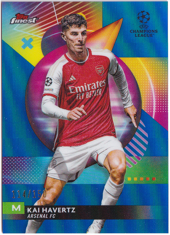 【ハフェルツ/Kai Havertz】2023-24 Topps Finest UEFA Club Competitions Blue /150