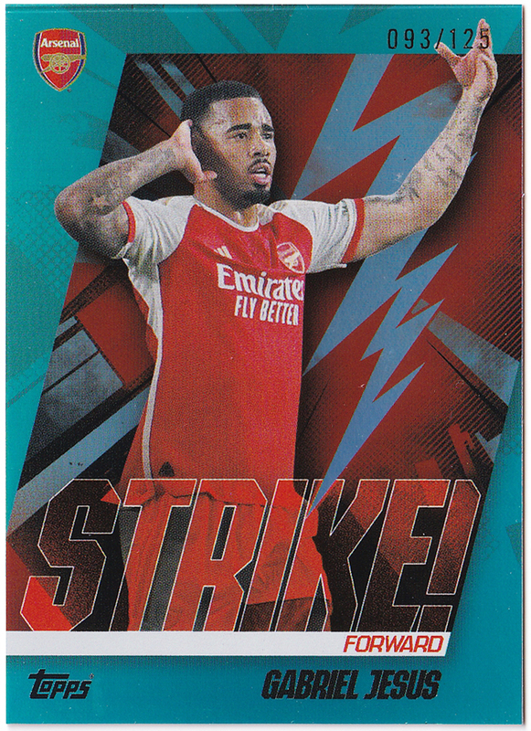 【ジェズス/Gabriel Jesus】2023-24 Topps Arsenal Official Team Set STRIKE /125