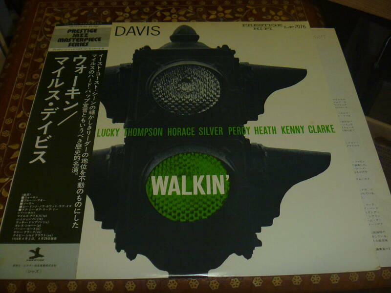 LP12in 国内白見本盤PRESTIGE mono WALKIN'/MILES DAVIS 