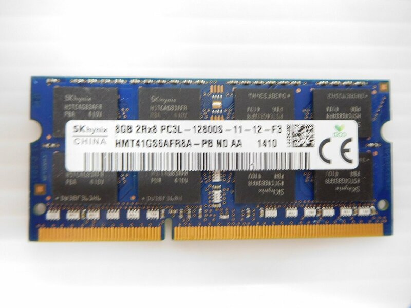 ノートパソコン用メモリ　8GB■PC3L-12800S■DDR3L-1600■(25)