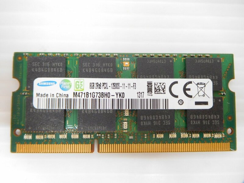 ノートパソコン用メモリ　8GB■PC3L-12800S■DDR3L-1600■(11)