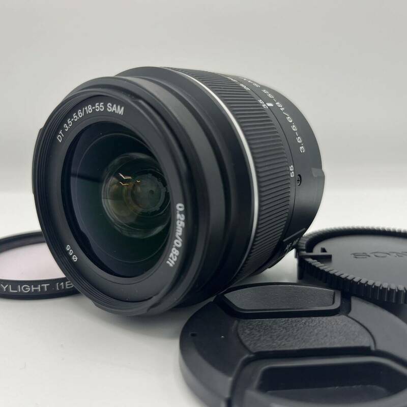 ★極上品★ Sony sal1855 DT f3.5-5.6 18-55mm SAM ソニー 131