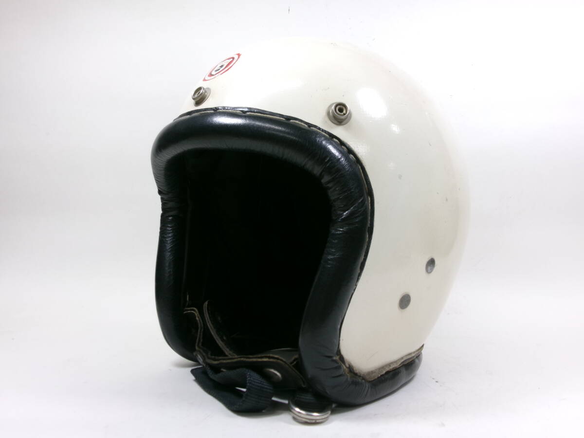 Sシェル！60s McHAL SPEEDWAY ジェットヘルメット 7 ダブルストラップ★ 60年代 マックホール スピードウェイ ハイウェイマン BELL 500TX