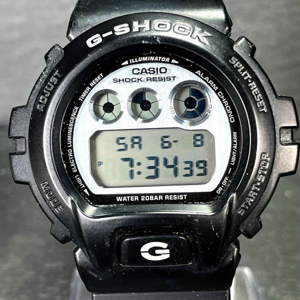 CASIO カシオ G-SHOCK ジーショック DW-6900NB-1 腕時計 デジタル クオーツ 多機能 カレンダー ブラック ラバーベルト 動作確認済み