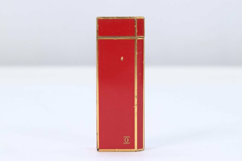 Cartier カルティエ 五角形 ペンタゴン レッド ゴールドカラー 喫煙具 喫煙グッズ ジャンク 6264-B