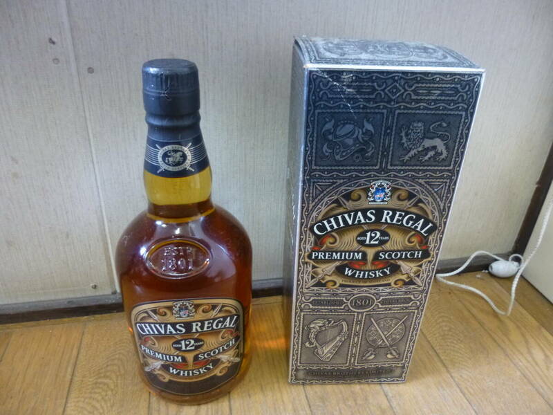 @古酒 未開栓 CHVAS REGAL シーバス リーガル 12年 モルトグレーン プレミアム スコッチ ウィスキー 容量700ml アルコール度数40% 長期保管