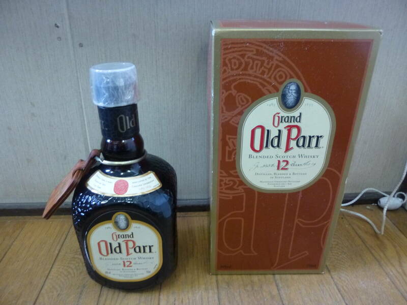 @古酒 未開栓 オールドパー 12年 Old Parr モルトグレーン 容量 750ml アルコール度数 40% 長期保管品