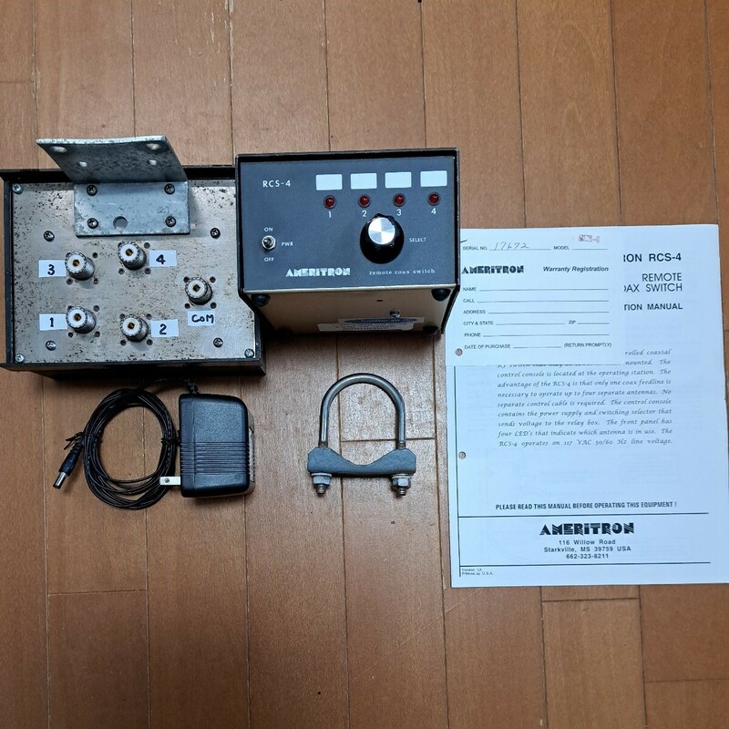 Ameritron(アメリトロン)4回路リモートアンテナ切換噐 RCS-4