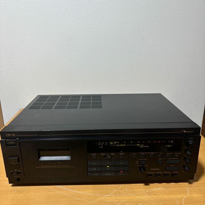 Nakamichi ナカミチ CR-70 カセットデッキ ジャンク品