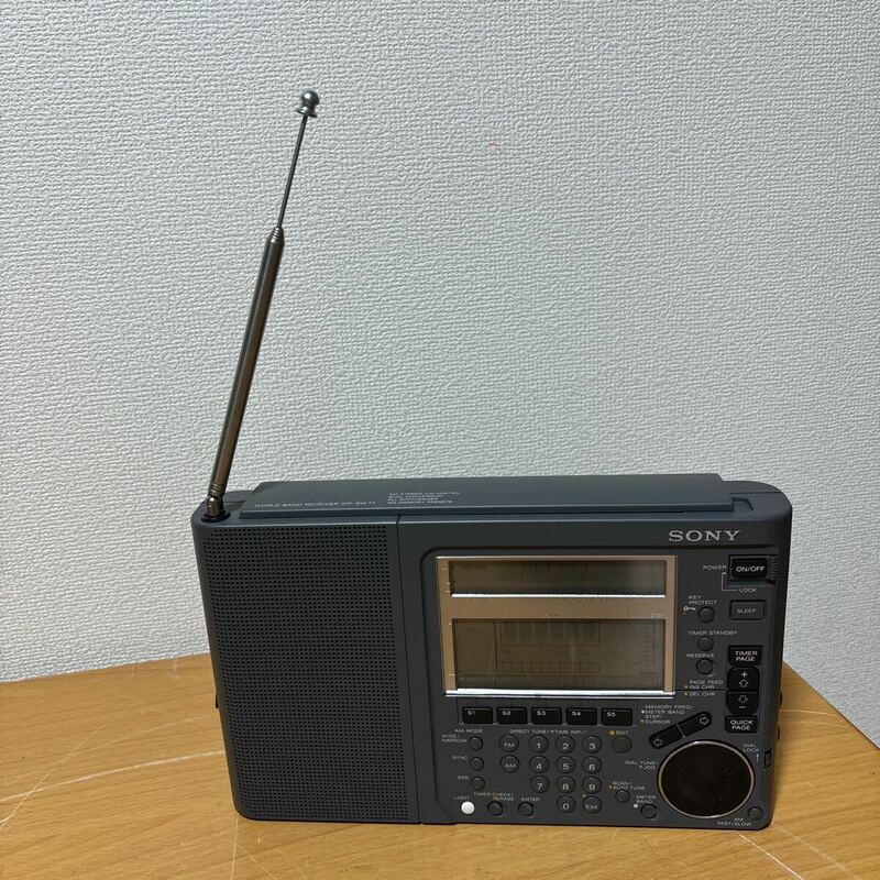 SONY ソニー ICF-SW77 AM/FM/SW BCLラジオ 中古 現状品 通電OK 