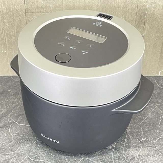 バルミューダ 炊飯器 【中古】動作保証 BALMUDA K03A-BK 3合炊 炊飯容量 0.54L 家電製品 /57861