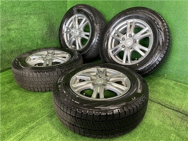 ステップワゴン等に 22年製 BRIDGESTONE ブリザック VRX2 205/65R15 Exceeder 15×6J OFF50 PCD114.3 5H 売切!!