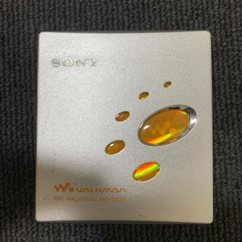 SONY MD WALKMAN ソニー MDウォークマン MZ-E520 4 ポータブルMDプレーヤー オレンジ