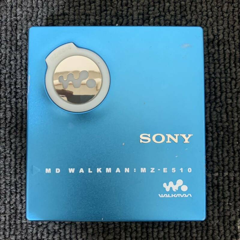SONY MD WALKMAN ソニー MDウォークマン MZ-E510 ブルー ポータブルMDプレーヤー