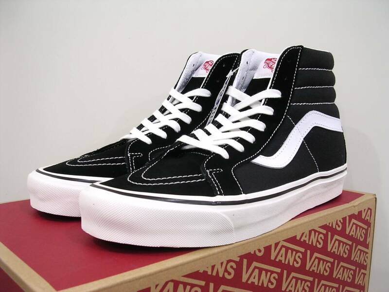 新品 VANS SK8-HI 38 DX 黒白 US10.5 28.5cm 生産終了 定価11000円 アナハイム ファクトリー#VN0A38GFPXC バンズ ハイトップ