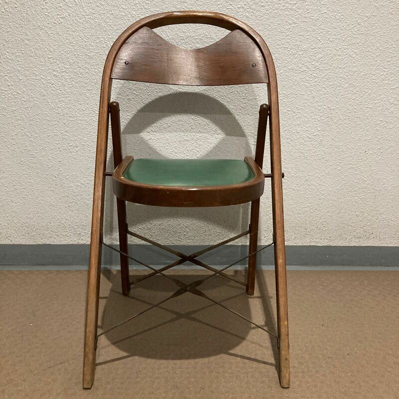 ビンテージ フォールディングチェア GENERAL SALES CO. 折り畳み ウッド USA製 50's 60's vintage chair アンティーク 木製 椅子