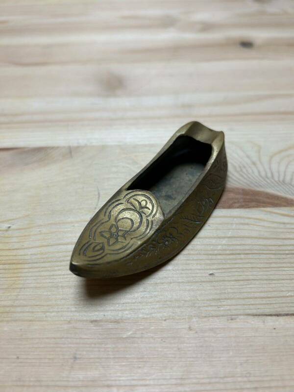 真鍮　靴型　灰皿　小物置き　トルコ製