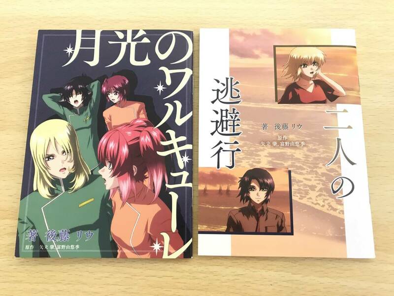 087(12-41) 機動戦士ガンダムSEED FREEDOM 入場特典 小説 二人の逃避行 月光のワルキューレ 1週目入場者特典 A B 2冊 セット