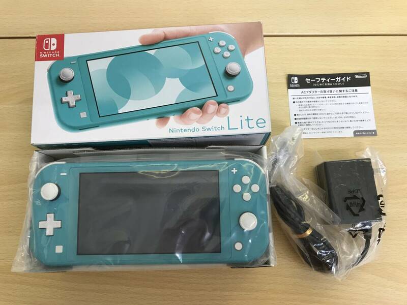 070(16-16) １円スタート Nintendo Switch ニンテンドースイッチ Lite 本体 ターコイズ 動作確認/初期化済み