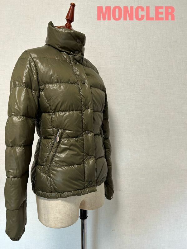 HH0044★10 高級 MONCLER モンクレール ロゴ ワッペン ダウン ジャケット レディース 00size JPタグ