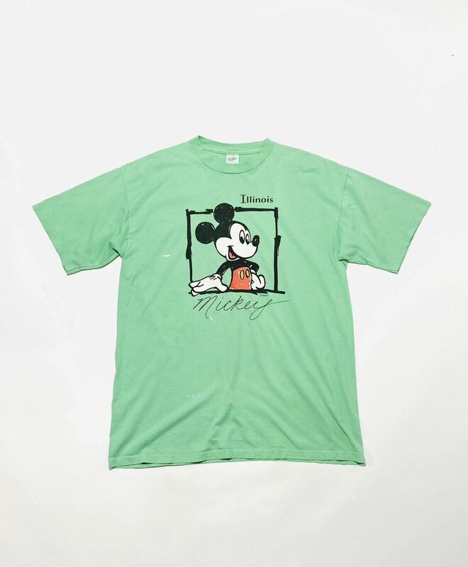【USA製】90’sビンテージ ミッキーマウス ベルバシーンボディ Disney Tシャツ 製品染め vintage mickey mouse 古着 まとめ 大量