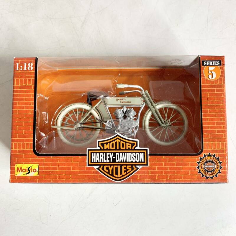 マイスト ハーレーダビッドソン 1/18 1909 TWIN 5D V-TWIN ダイキャスト Maisto HARLEY-DAVIDSON シリーズ5