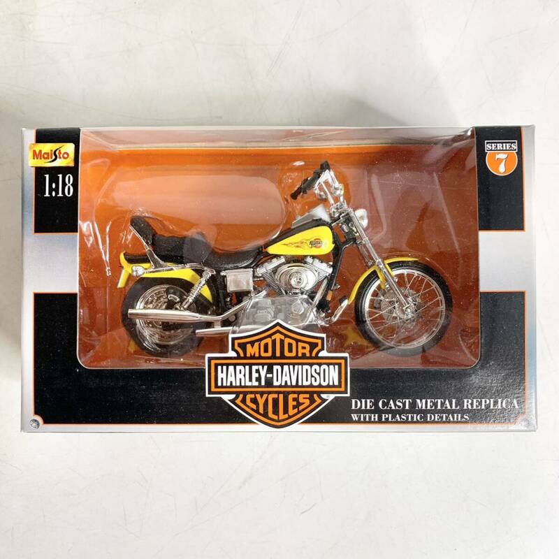 マイスト ハーレーダビッドソン 1/18 2000 FXDWG Dyna Wide Glide ダイキャスト Maisto HARLEY-DAVIDSON シリーズ7