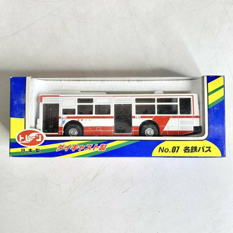 トレーン ポケットバス No.07 名鉄バス ダイキャスト製 日本製 ミニカー Pocket bus 箱付