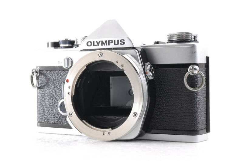 動作品 オリンパス OLYMPUS OM-1 ボディ シルバー MF 一眼レフ フィルムカメラ 管GG3306