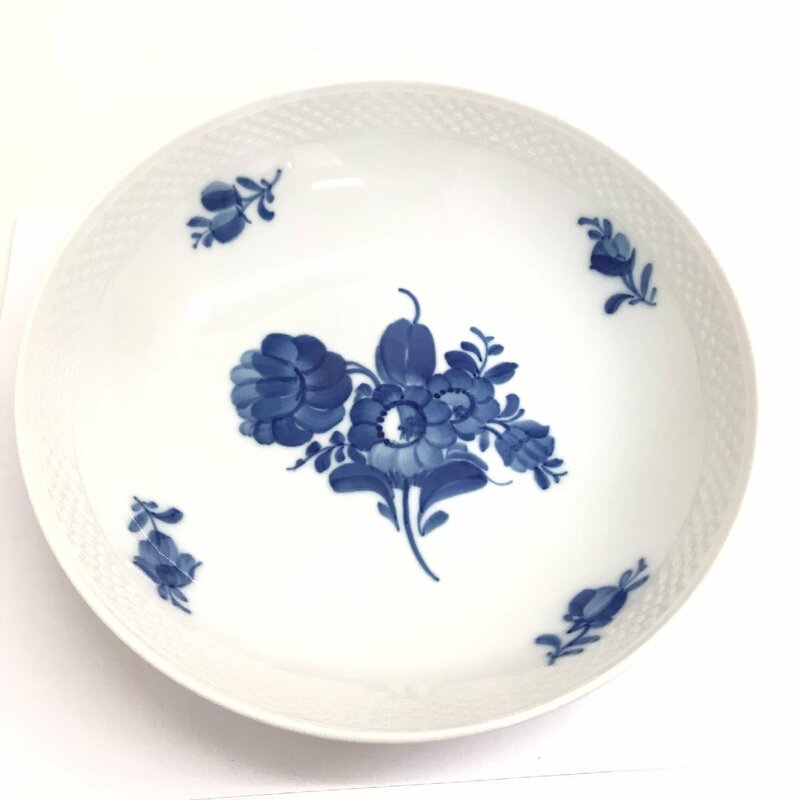 中古美品 ロイヤルコペンハーゲン LOYAL COPENHAGEN 食器 皿 陶器 深皿 1枚 質屋出品