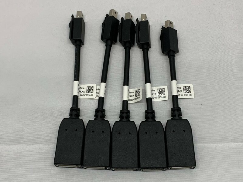 1円スタート！！DELL Mini DisplayPort - DisplayPort 変換アダプタ DP/N 00FKKK 5個セット [Etc]