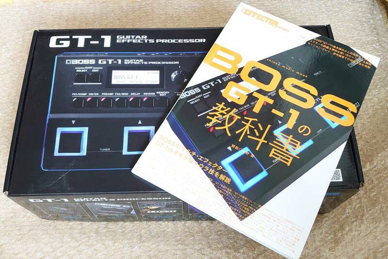 ほぼ新品！マルチエフェクター ボス BOSS GT-1★BOSS GT-1教科書