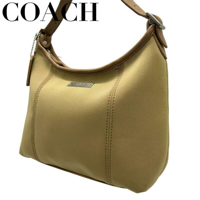 美品　COACH コーチ　s10 ナイロン　キャンバス　ハンドバッグ　6219