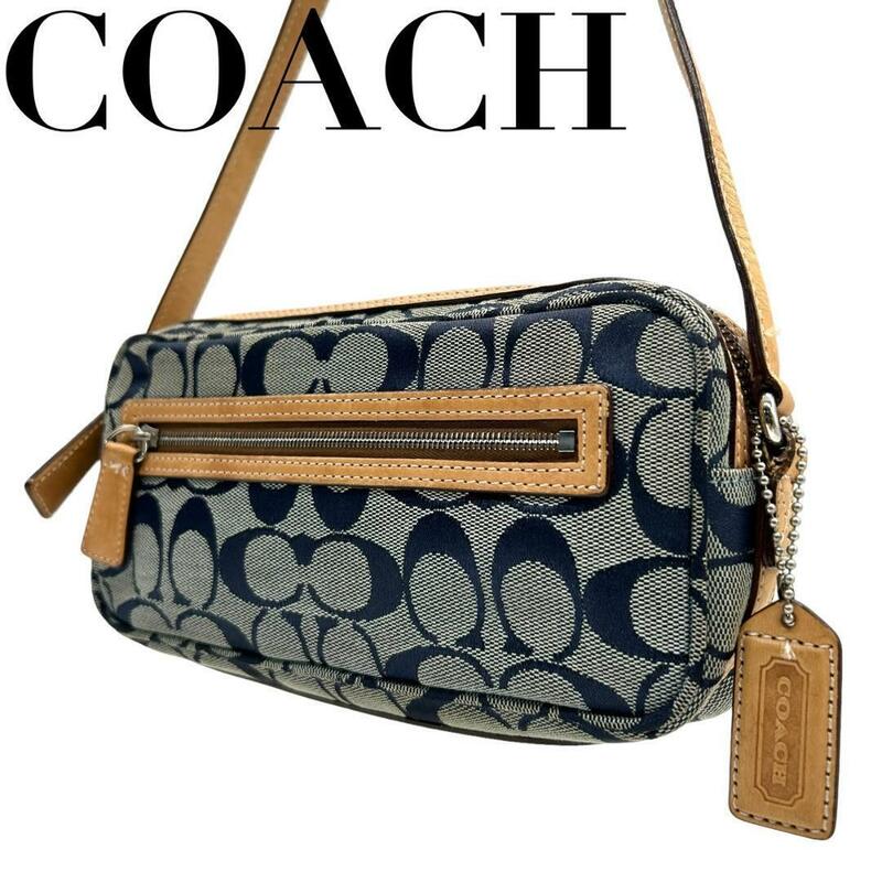 COACH コーチ　s20 ショルダーバッグ　6073 カメラバッグ　キャンバス