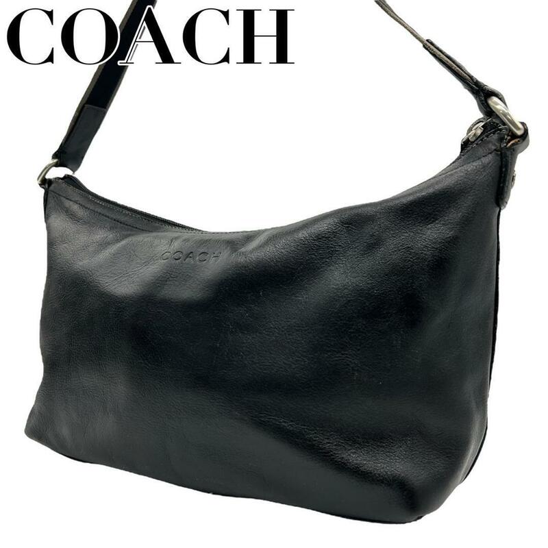 COACH コーチ　s61 レザー　F70559 ショルダーバッグ　斜め掛け　黒