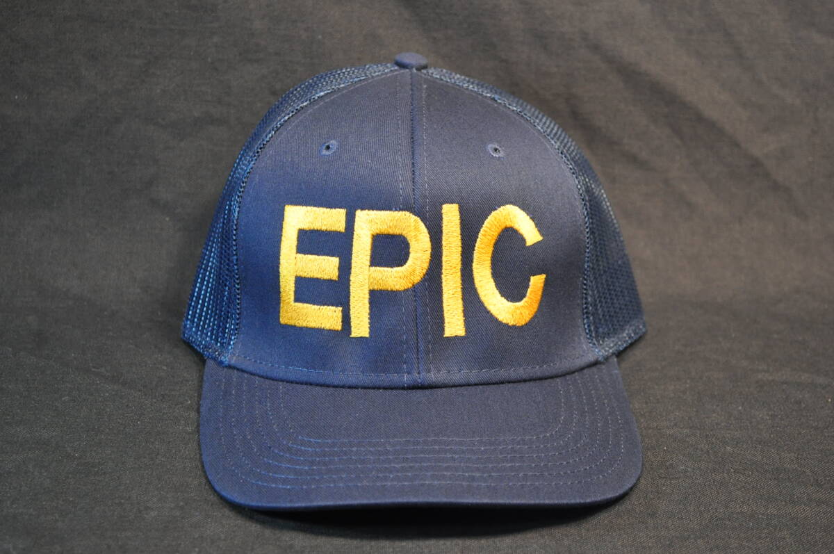 本物！　新品！　EPIC　アメリカ企業のロゴ入り　キャップ　野球帽　フリーサイズ