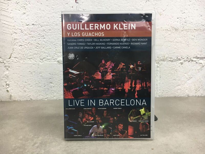 n0639-02★DVD GUILLERMO KLEIN Y LOS GUACHOS ライブ in バルセロナ