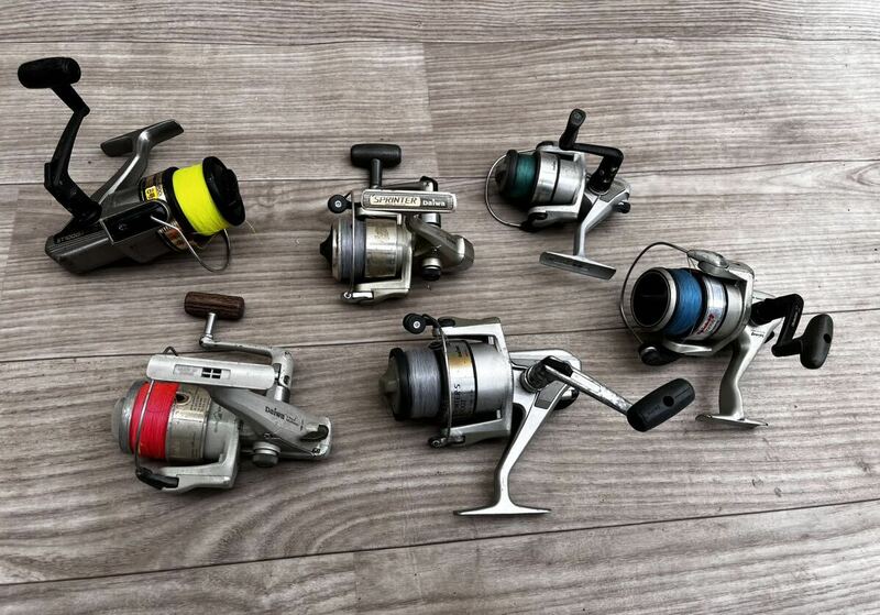 Daiwa 釣具　リール6個まとめ釣り道具　ダイワ　お得まとめ　中古品　現状品